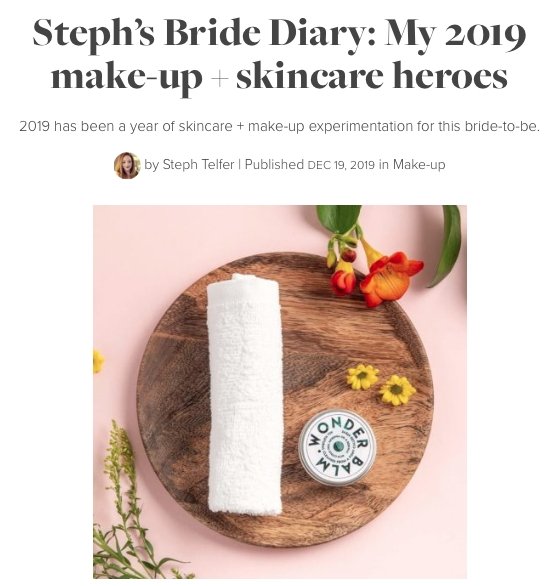 Scottish Wedding Directory - Steph's Bride Diary | The Clean Beauty Club