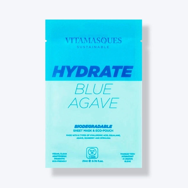 Hydrate Blue Agave Biodegradable Face Sheet Mask